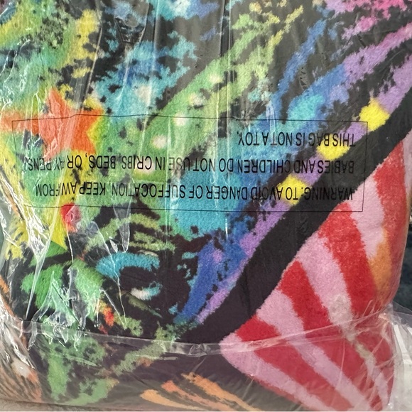 Colorful Unicorn Fleece Blanket Bed 50" x 60" lightweight Throw Super Soft - Picture 9 of 9